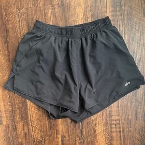 ALO Yoga Women's Athletic Black Shorts